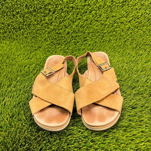 Scarpe sandali UGG Kamile donna taglia 7 marroni spiaggia classici outdoor cinturino incrociato - Foto 5 di 8