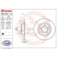 Brembo 2X Bremsscheibe Vorne 280 Voll FüR Audi A4 8D2 B5 8D5 08.6751.10