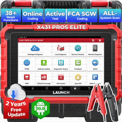 2026 LAUNCH X431 PRO Elite V + PRO5 OBD2 Scanner Car Diagnostic Tool Key Coding