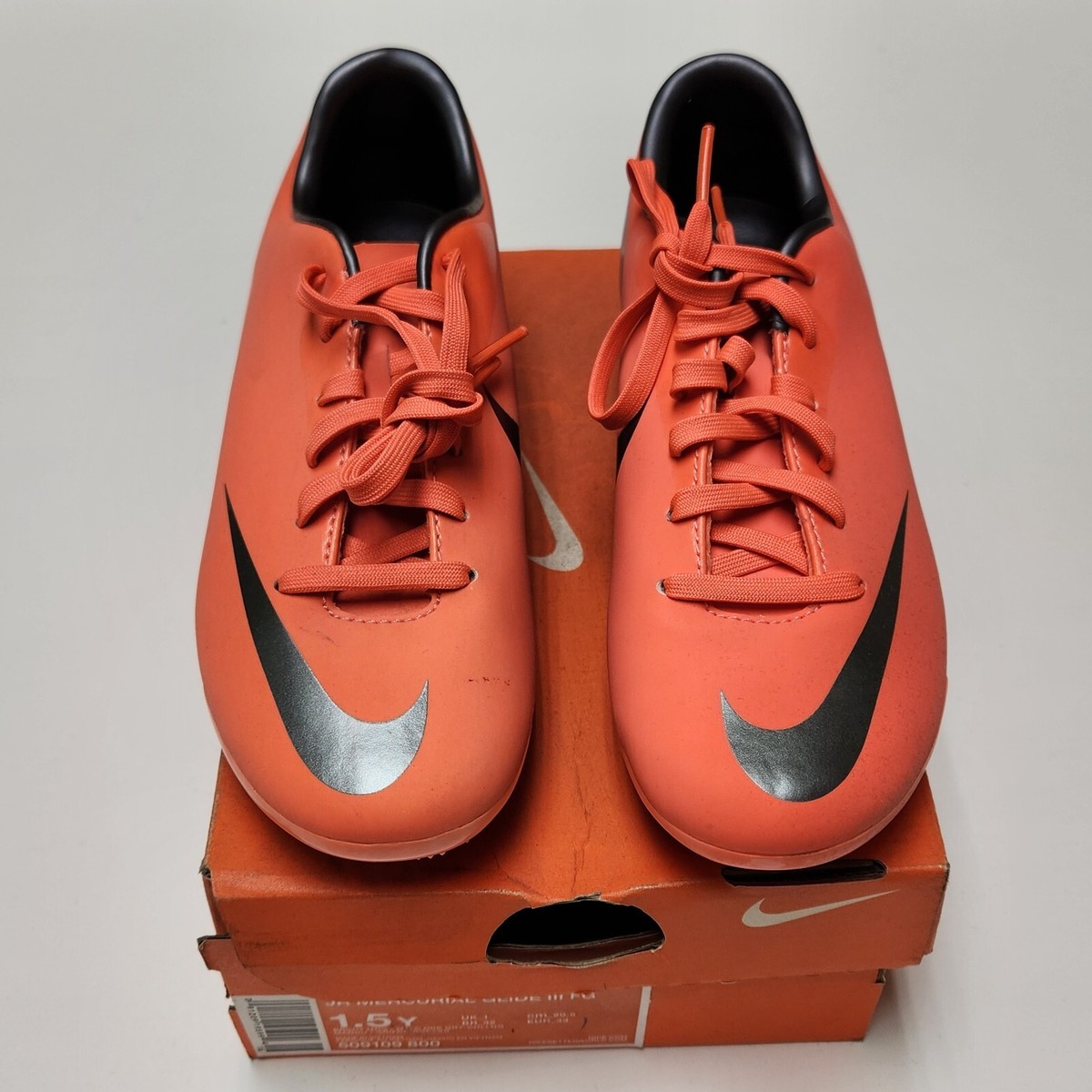 Nike Jr Mercurial Glide III FG Kids Soccer Shoes Mango