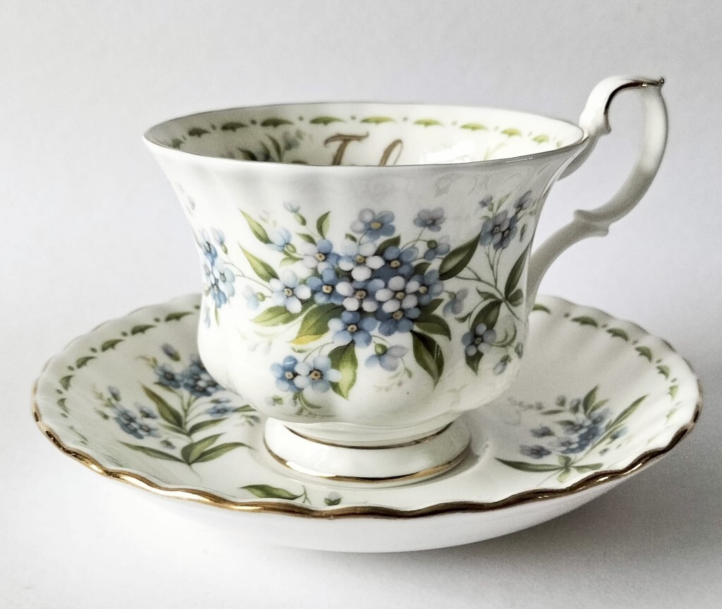 Royal Albert Flower of The Month July Tea Cup and Saucer eBay