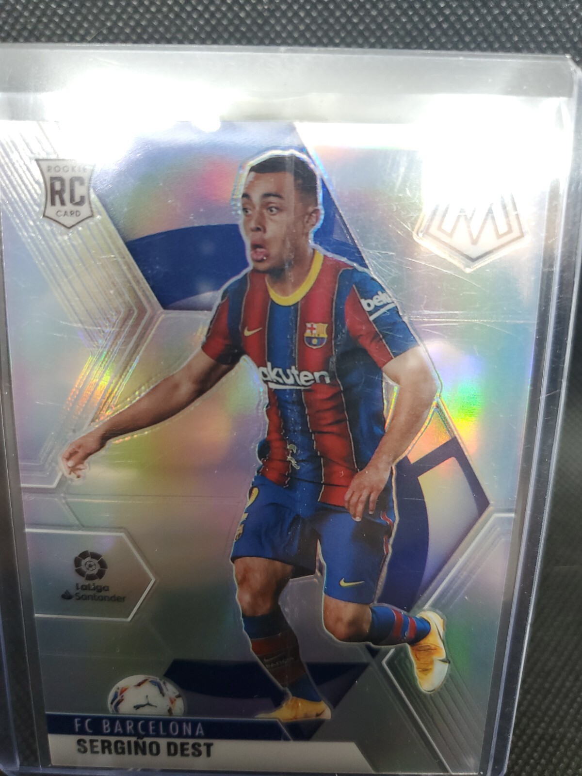 2020 Panini Mosaic La Liga Sergino Dest RC #58 Silver Rookie Card🔥