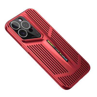 For iPhone 15 16 17 Pro Max 14 13 Electroplate Breathable PC Case Lens Protector