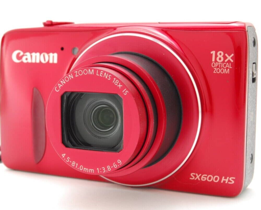 Canon PowerShot SX600 HS Red 16.0MP Digital Camera English Canon PowerShot SX600 HS Red 16.0MP Digital Camera English
