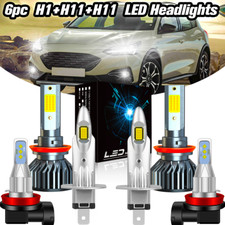 6Pc LED Headlight Hi&Low Beam+Fog Light For Kia Forte 2012-2016 Optima 2014-2015