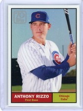 2021 Topps Series 1 Anthony Rizzo Chicago Cubs Chrome 70 Years Of Topps Insert