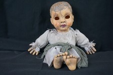 Creepy Gothic Horror HAUNTED BABY DOLL Spooky Halloween Decor Haunted House Prop