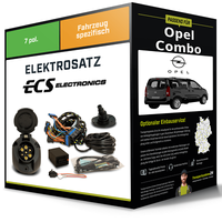 Elektrosatz 7-Pol Spezifisch für Opel Combo 06.2018-Jetzt NEU ECS Electronics