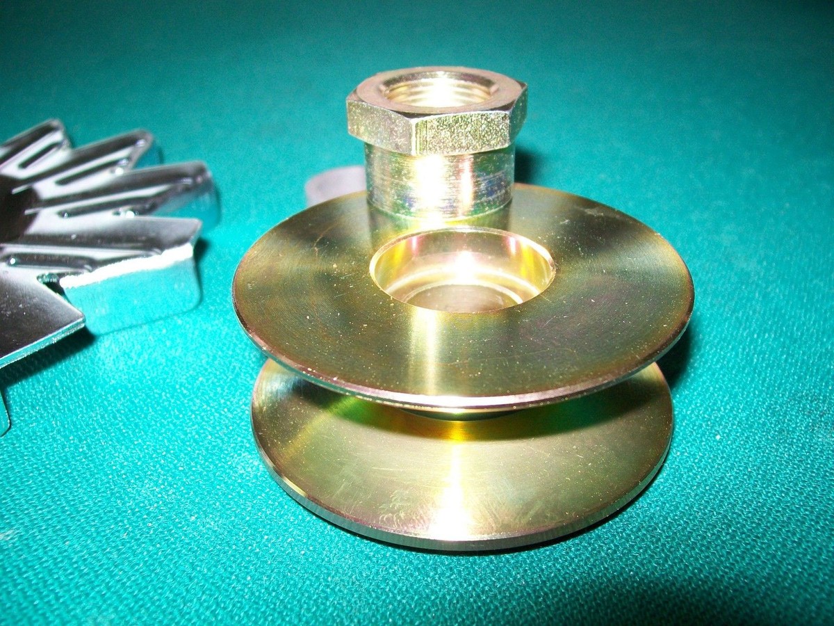 WIDE 5/8"-3/4" Pulley Kit Fan Spacer Nut Delco 10DN 10SI 12 SI Marine Apps | AEP | 4 In - Foto 9