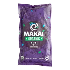 Makai Organic Sweetened Acai Smoothie Pack 3.5 oz. - 60/Case 877MAR006005