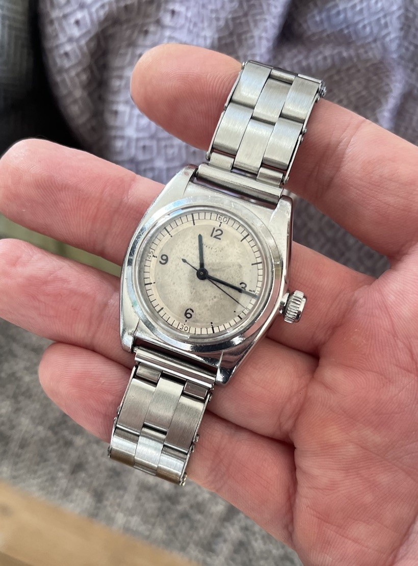 1930s Rolex Oyster Royal Rolesium Case Prima  extra Movement centre seconds