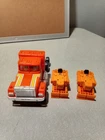 1984 Bandai Go-bots Staks And Two Go-bots Dozer Figures