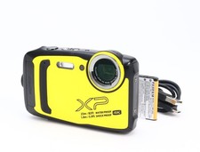 Fujifilm XP140 Yellow Compact Digital Camera Tested Working Seller Japan