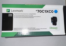 Lexmark 70C1XC0 Tonerkassette Cyan mit extra hoher Kapazität neu versiegelt