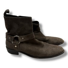 Thursday Boot Company Harness O-Ring Gray Suede Side Men's US 10.5