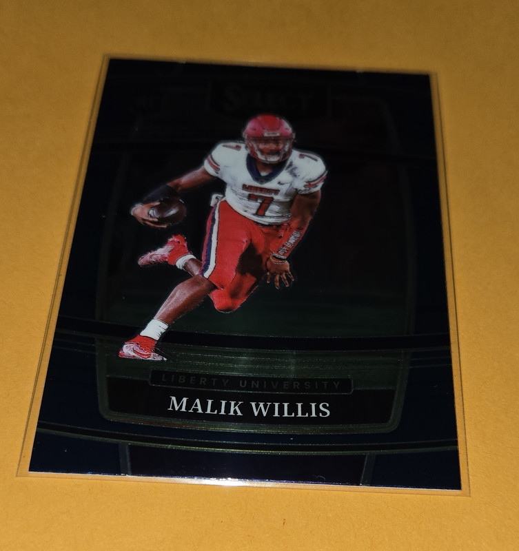 Panini 2022 Select Draft Picks Malik Willis Concourse Insert #2 Liberty Flames