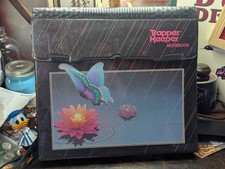 Trapper Keeper Notebook Binder/Folders 3 Vintage Retro Butterfly 1989 MEAD 12"