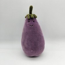 Jellycat Amuseables Aubergine - Authentic 7" Eggplant Plush RETIRED