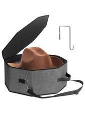 Hat Storage Box Organizer Travel Case For Women Men Cowboy Hat