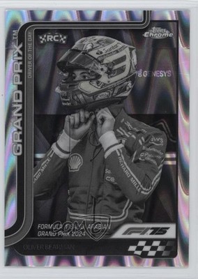 2025 Chrome Formula 1 Grand Prix Driver of the Day Oliver Bearman Rookie RC u4y