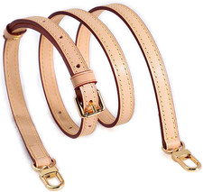 Vachetta Leather Crossbody Strap for SPEEDY L V Length39 - 47 in Width 0.47in