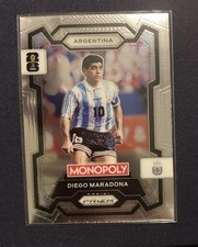 Diego Maradona 2026 Panini Prizm Monopoly FIFA World Cup #3 Base Argentina