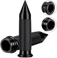 Motorcycle Hand Grips 1 Inch Handlebar Grips Electronic Throttle black