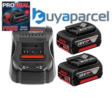 Image of Bosch GBA18806SET 18v Starter Set 2 x 6.0ah Lithium Batteries + GAL1880 Charger