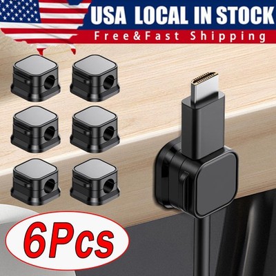 6 Pcs Charging Cable Magnetic Cable Organizer Storage Holder,Magnetic Organizer