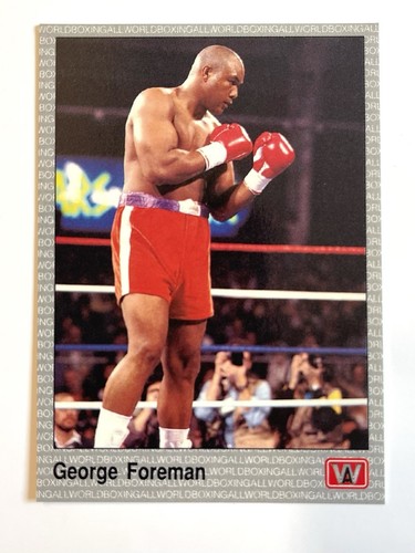 GEORGE FOREMAN (Marshall, Texas) Boxing 1991 All World AW Sports Card #16