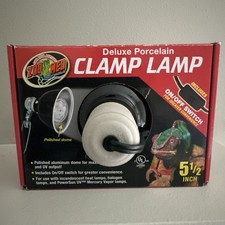 Zoo  Med Deluxe Porcelain Clamp Lamp   LF  11