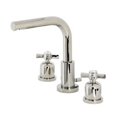 Kingston Brass FSC895.ZX Millennium 1.2 GPM Widespread Bathroom - Nickel