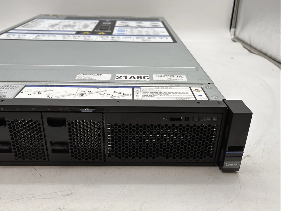 Lenovo System x3650 M5 16-Bay Server - 2x E5-2650 2.20GHz 8GB RAM - NO HDDs - Image 3 of 4