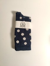 b studio -women's socks - Blue- Cashmere Blend - Made in USA **J2**
