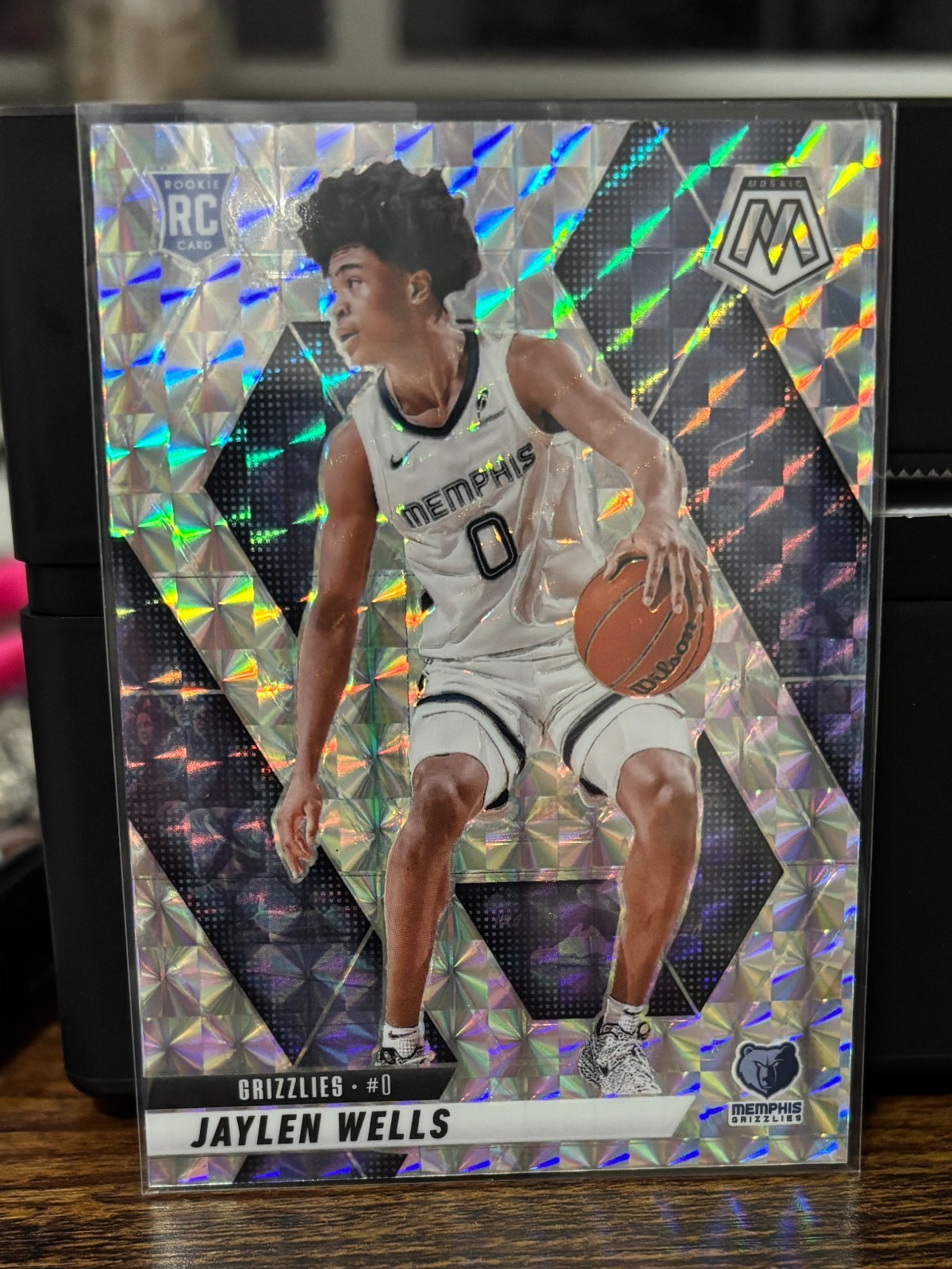 2024-25 Panini Mosaic Jaylen Wells Rookie Mosaic Prizm #240