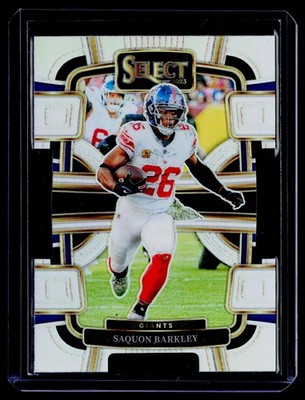 2023 Panini Select #75 Saquon Barkley Silver Prizms Die Cuts F43