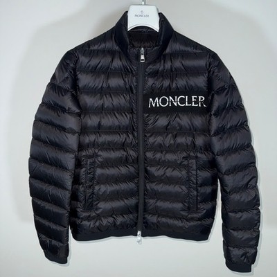 Moncler Neveu Men's Lightweight Down Puffer Jacket - Size 2 (S) - Black