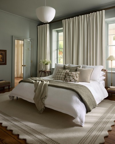 Chris Loves Julia Scottie Collection SCO-01 Ivory/Grey 3'-6" x 5'-6", .87" Pi... - Picture 2 of 8