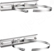 QILIPSU Electrical Utility Box Pole Mounting Brackets Clamps Kits - 9.8" x 1.9"