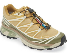 Salomon XT-6 GTX GoreTex H2OPROOF Antelope Icicle Portabella Trail Running Shoes