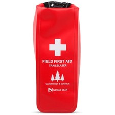 Waterproof First Aid Kit for Camping, Boating, Hiking   64-Piece Outdoor Emer...