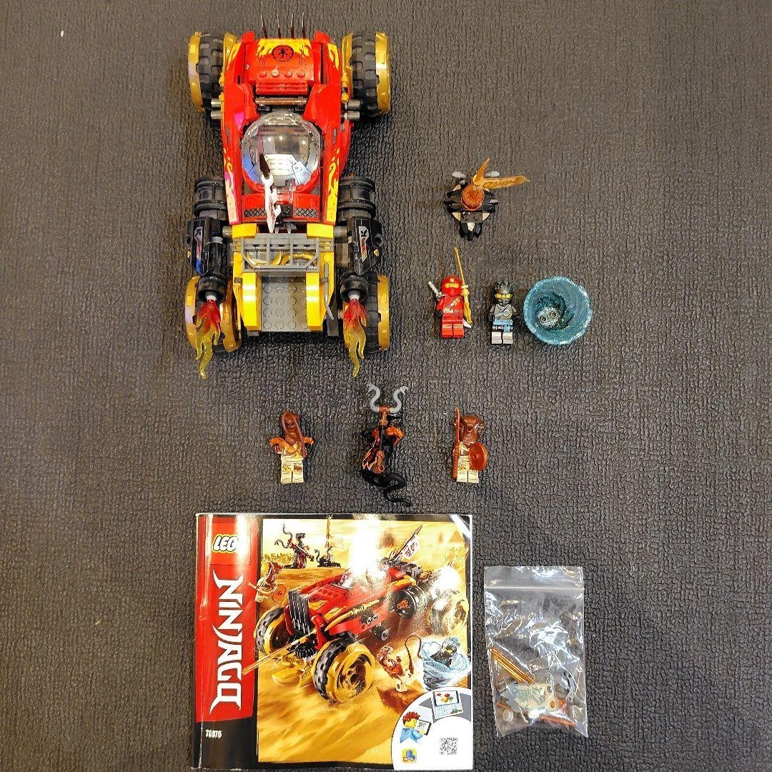 LEGO NINJAGO Kai's Blade Cycle & Zane's Snowmobile 70667 70638