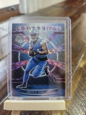 2025 Panini Mosaic - Center Stage Mosaic Amon-Ra St. Brown #23 Purple Prizm /49