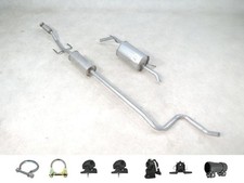 Schalldämpfer Set Neu für Peugeot 208 I 1.0 VTi Mitteltopf Endtopf Anbauteile 