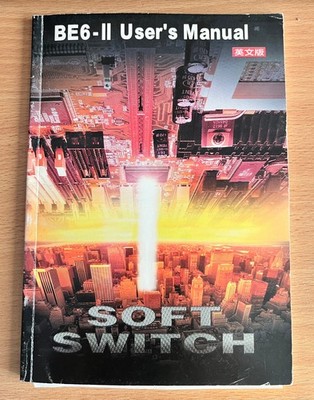 Vintage PC motherboard Abit BE6-II manual booklet instruction