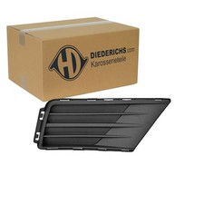 DIEDERICHS BLENDE SCHWARZ STOßSTANGE RECHTS passend für VW CADDY ohne NSW