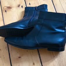 Herren Stiefeletten Hugo BOSS Leder Schwarz E...