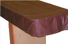 9' Shuffleboard Table Game Dust Cover - Brown