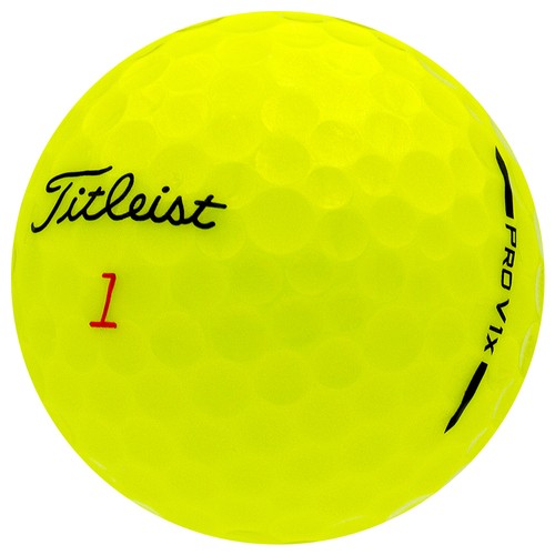Titleist Pro V1x Yellow 2025 Golf Balls, Near Mint Quality, Used,12 Pack