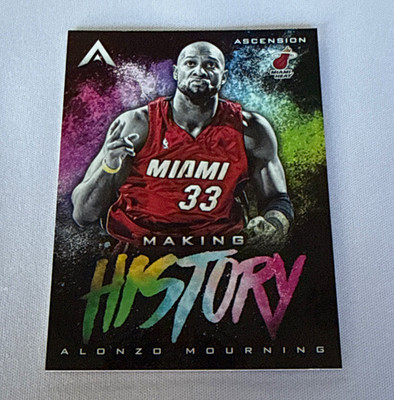 Panini 2017-18 Ascension Alonzo Mourning Miami Heat Making History #MH30